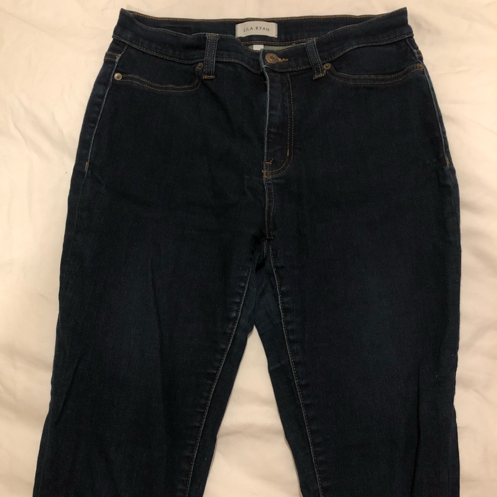 Lila Ryan dark washed jeans